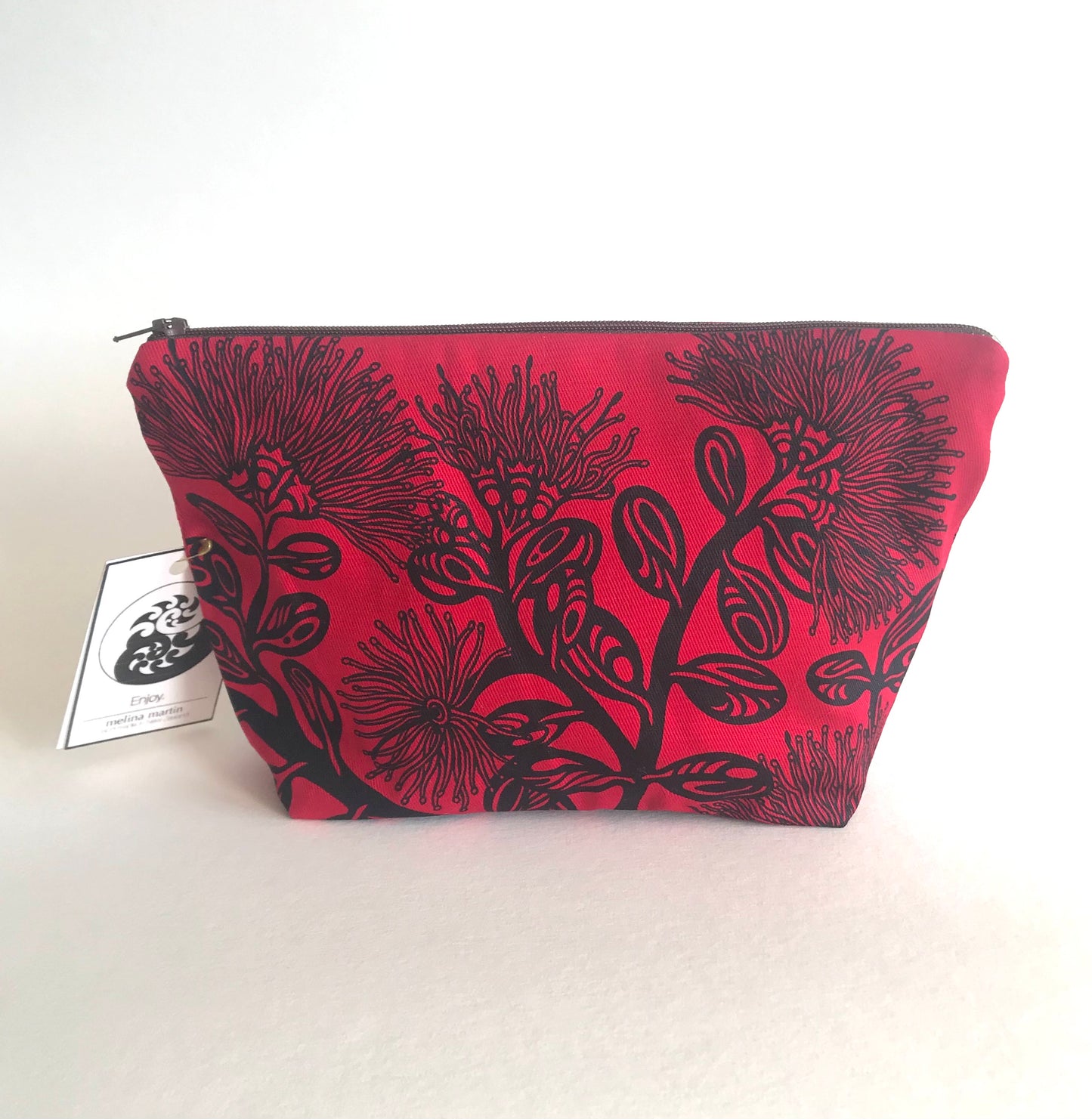 Pohutukawa make up purse
