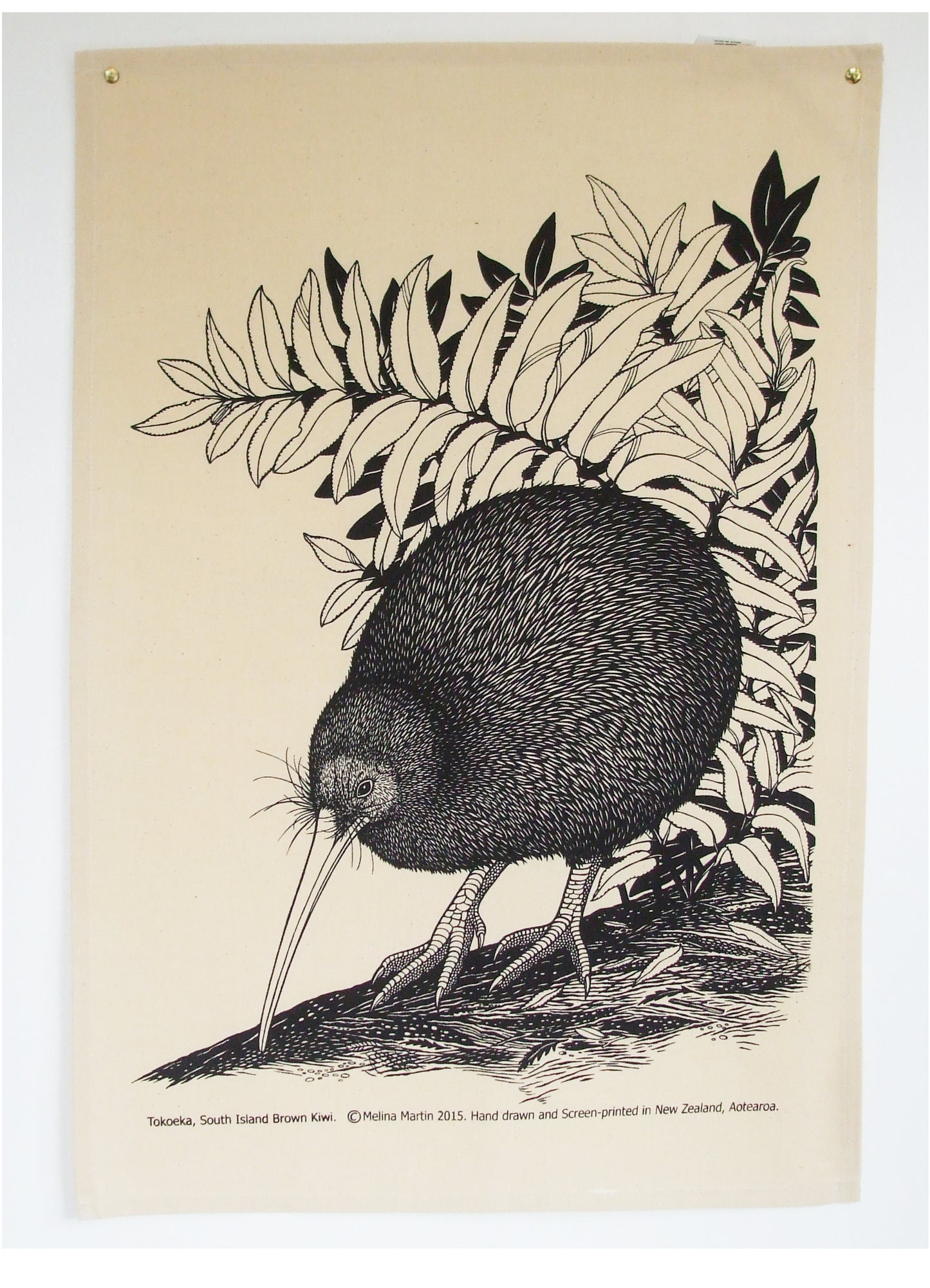 Kiwi tea towel
