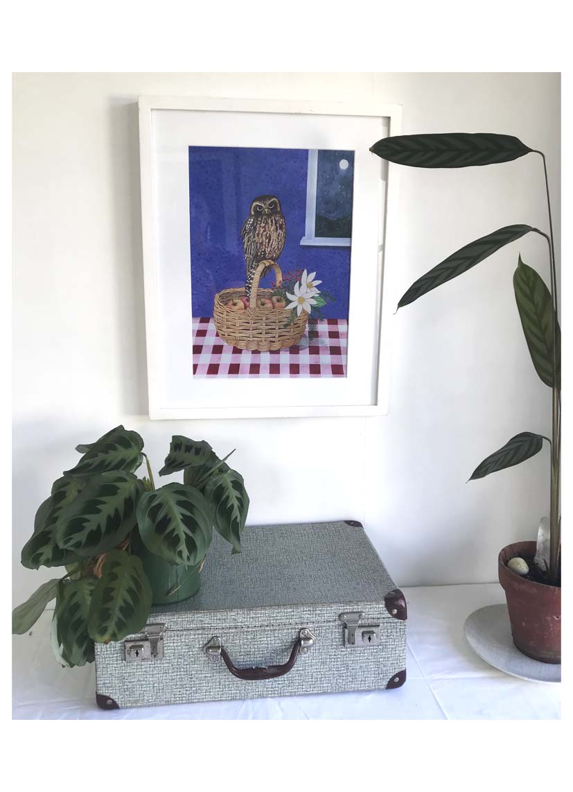 The Guardian, painting print.