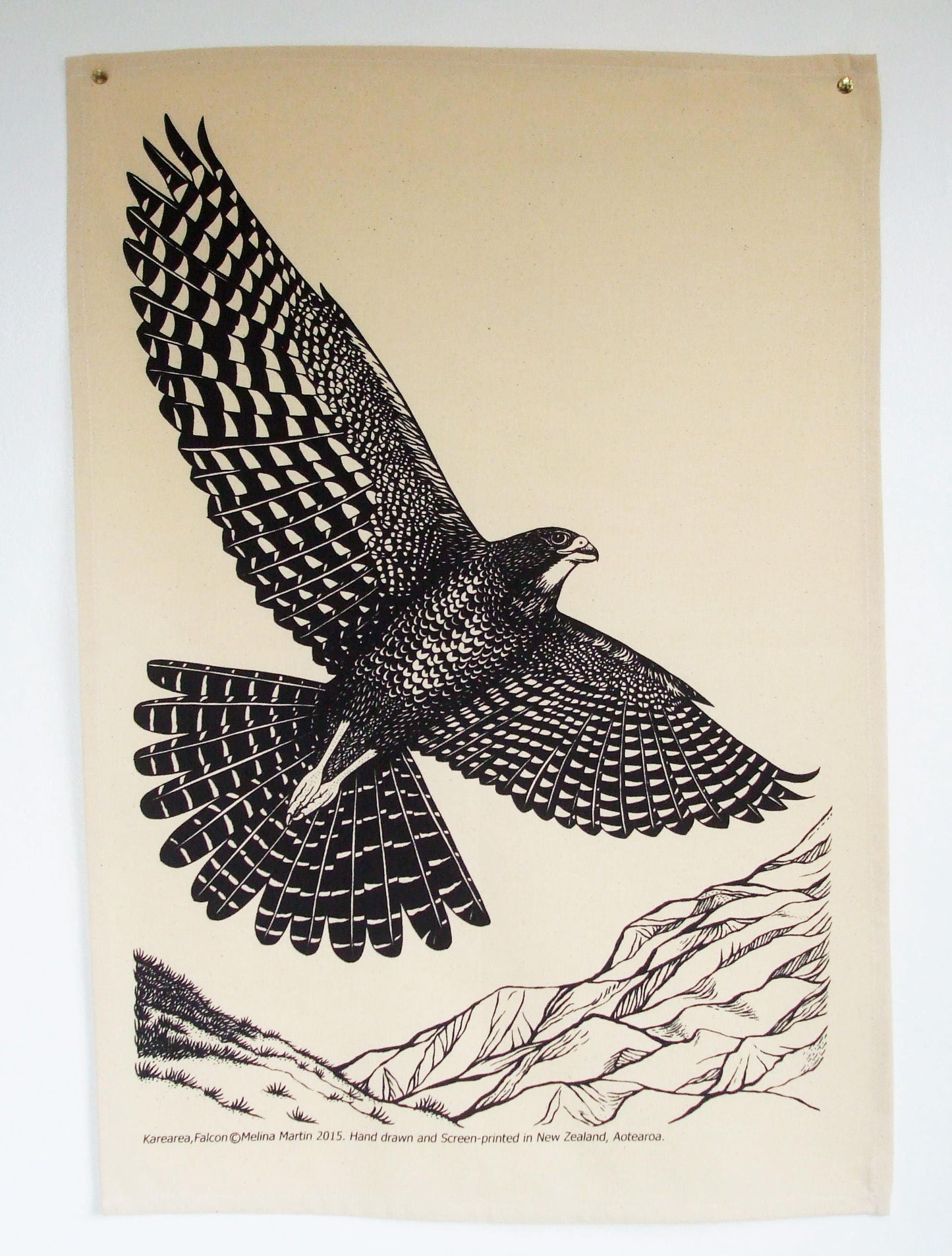 Karearea, Falcon tea towel