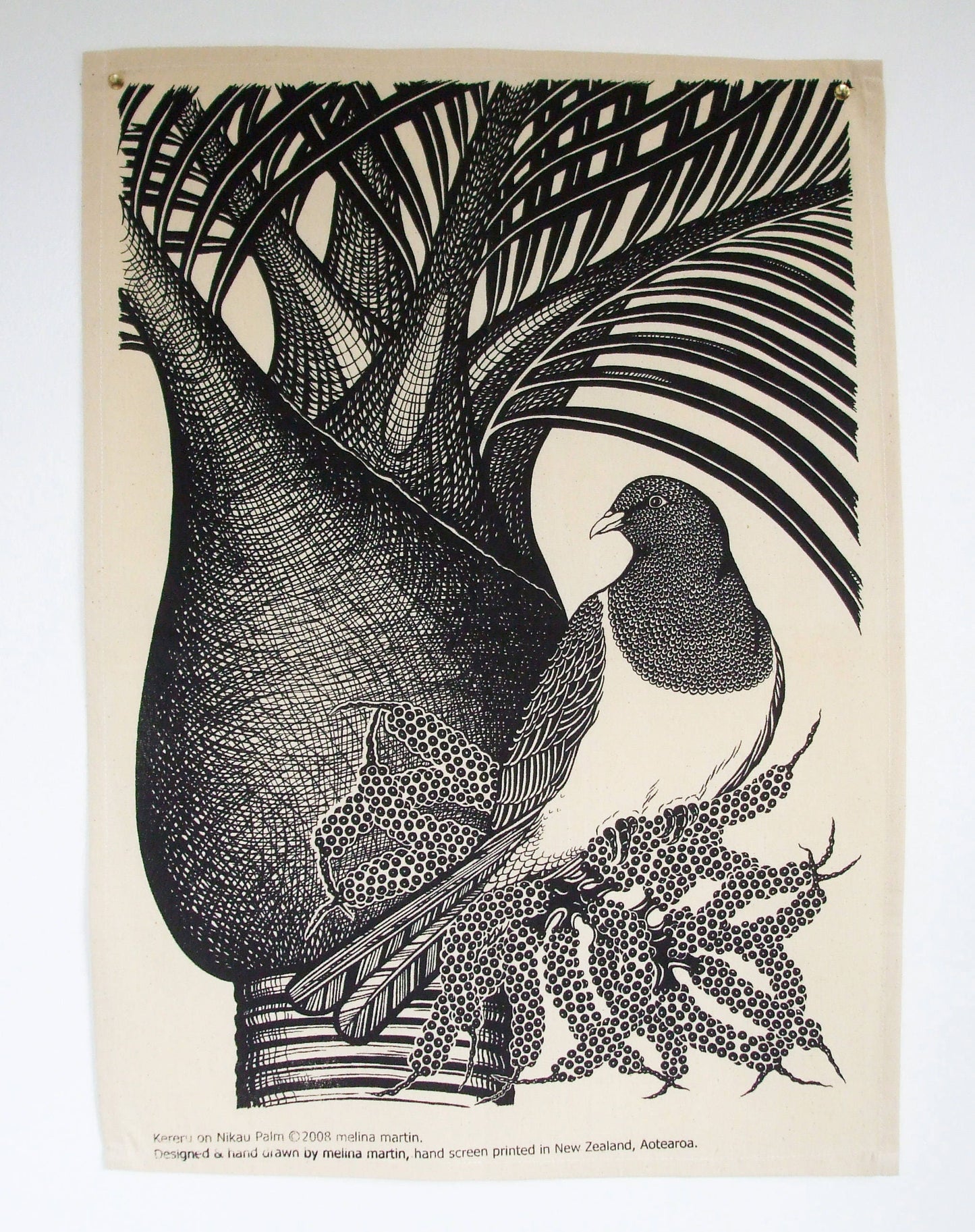 Kereru tea towel