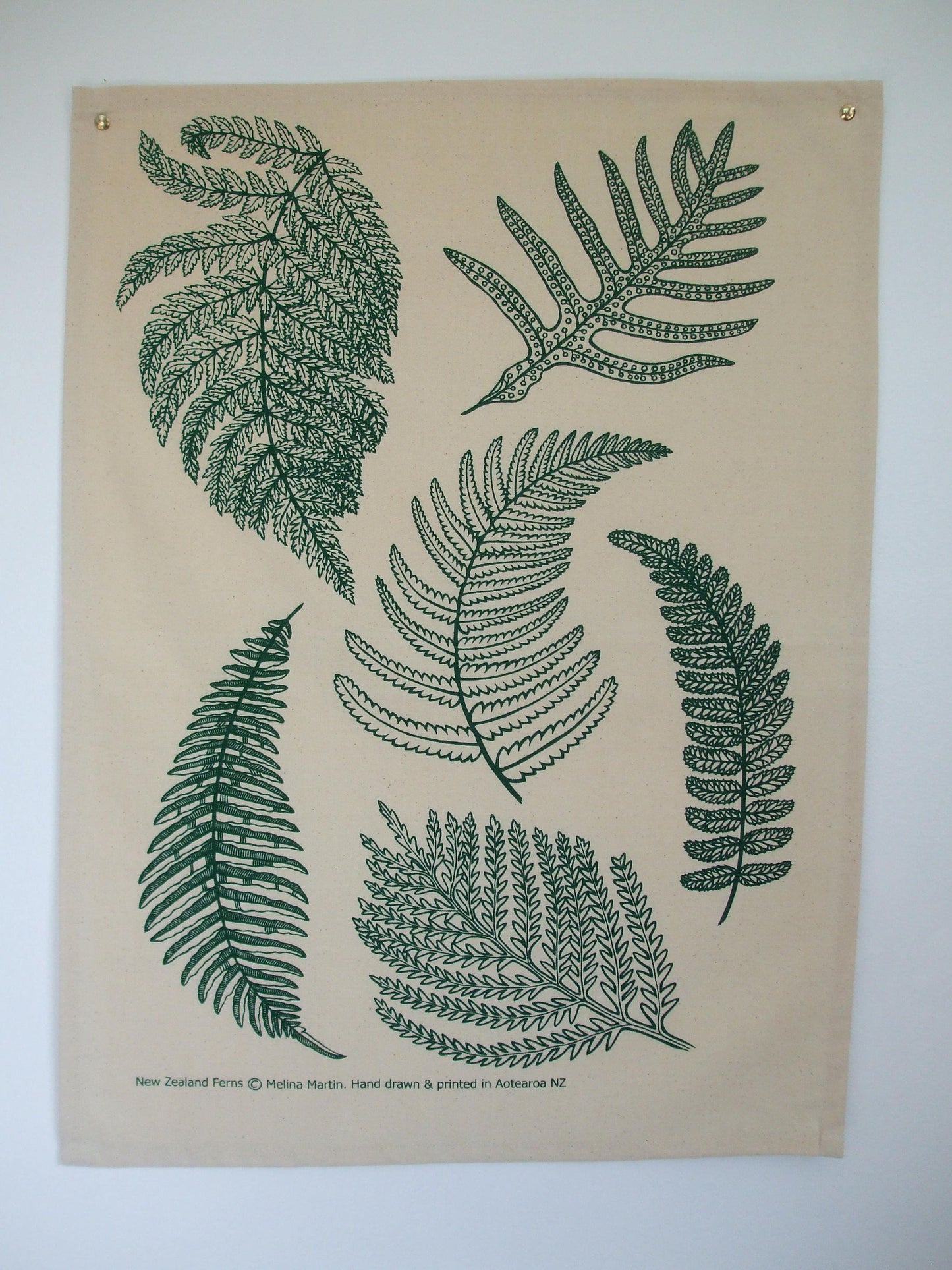 NZ Ferns Tea towel.