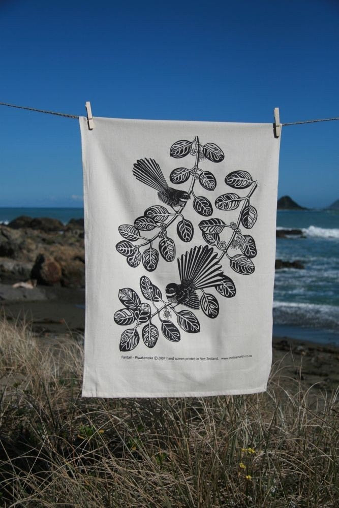 Fantail Tea towel